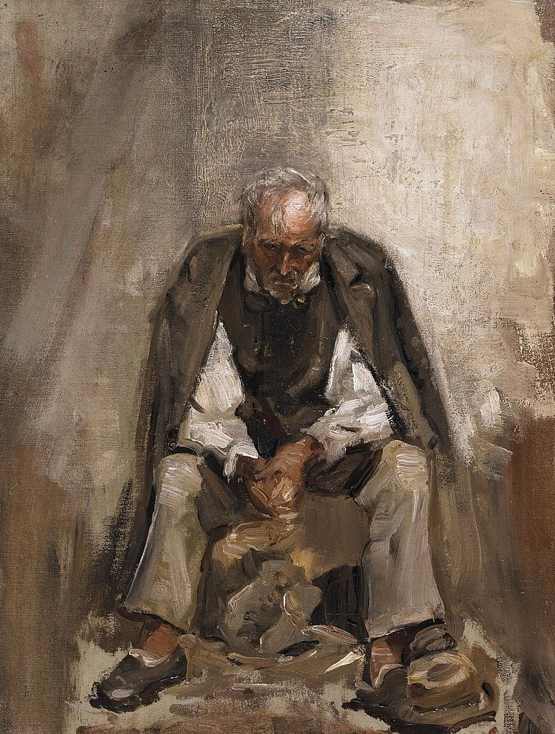 Ritratto di un vecchio boscaiolo